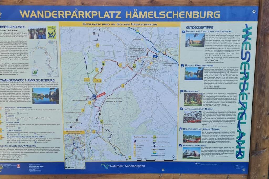 Schoene Ferienwohnung T&N Im Weserbergland Emmerthal Bagian luar foto